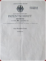 Patentschrift 1932