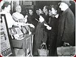 Werbeveranstaltung Kaufhaus Weimar 1956