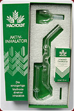 Macholdt Aktiv-Inhalator mit Nasenadapter und Inhalieröl Eucalyptus 10 ml